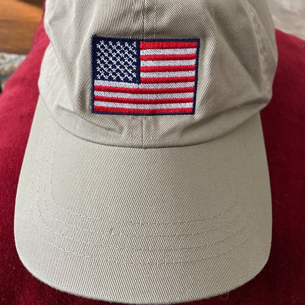 Tan Flag Cap